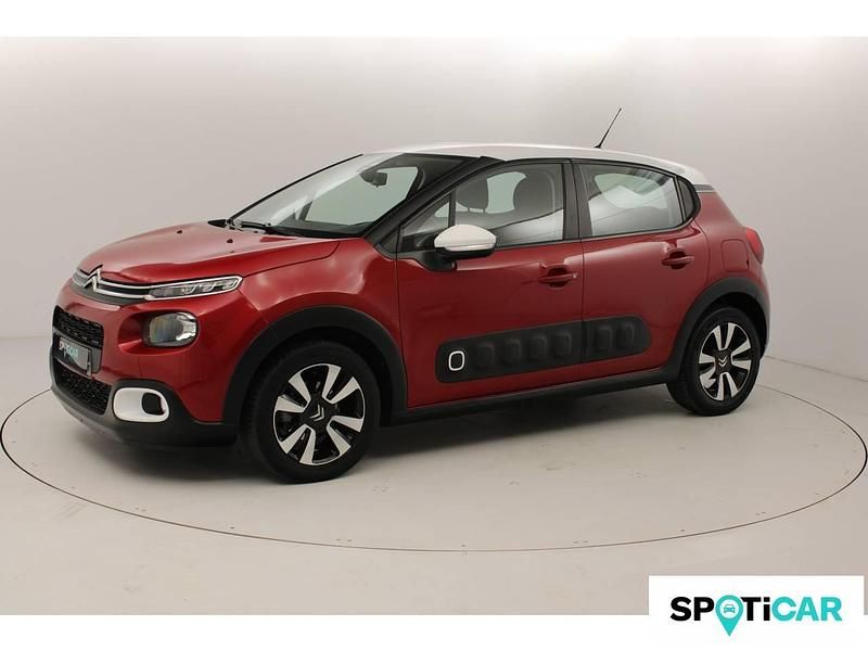 Usado Citroën C3 Feel 82 CV (60 kW) 2019 Rojo Utilitario