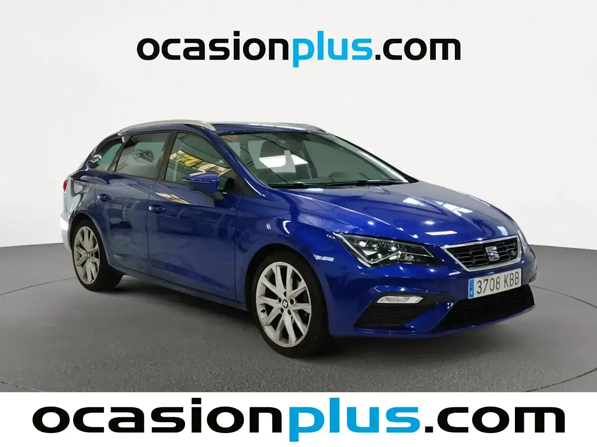 Käytetty Seat Leon FR 150 HP (110 kW) 2017 Sininen Farmari