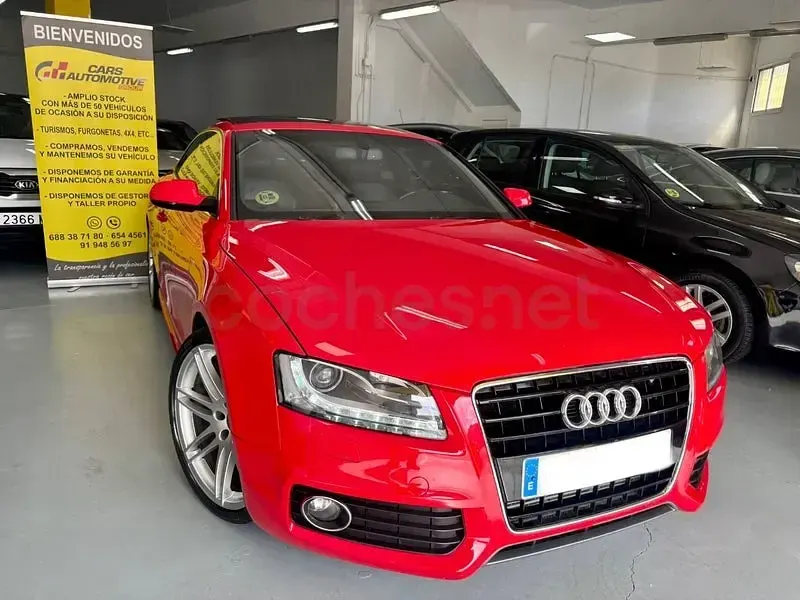 Usado Audi A5 S-Line 240 CV (176 kW) 2009 Rojo Coupe