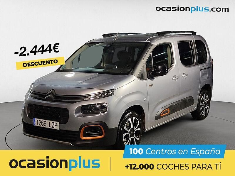 Gris Usado 2022 Citroën Berlingo Shine Monovolumen | 17.650 € (Precio justo) - Imagen 1/4