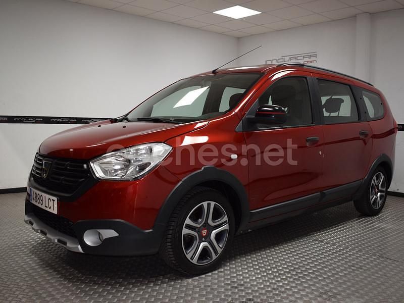 Rojo Usado 2019 Dacia Lodgy Comfort Monovolumen | 12.900 € (Precio justo) - Imagen 1/4