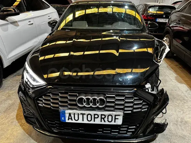 Usado Audi A3 S-Line 204 CV (150 kW) 2022 Negro Berlina