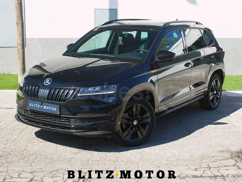 Usado Skoda Karoq SportLine 150 CV (110 kW) 2021 Negro SUV