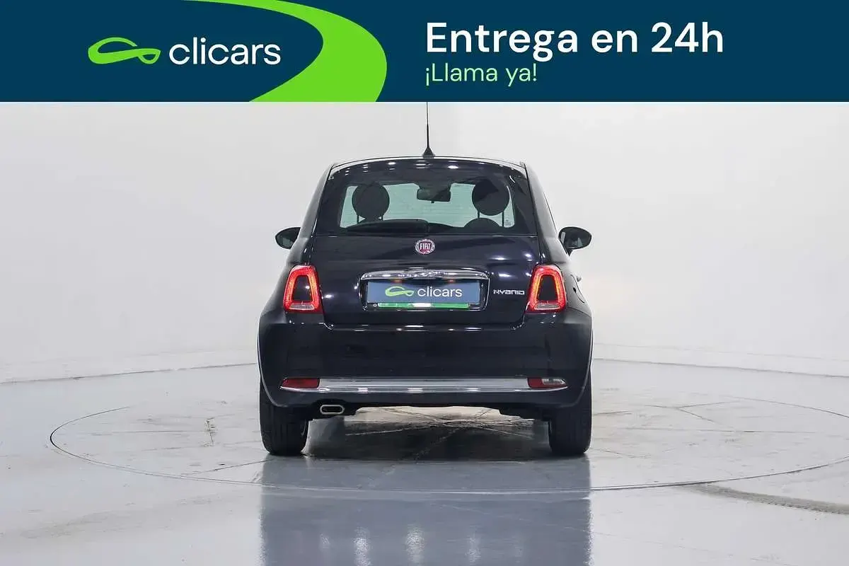 Usado Fiat 500 71 CV (52 kW) 2023 Negro Utilitario
