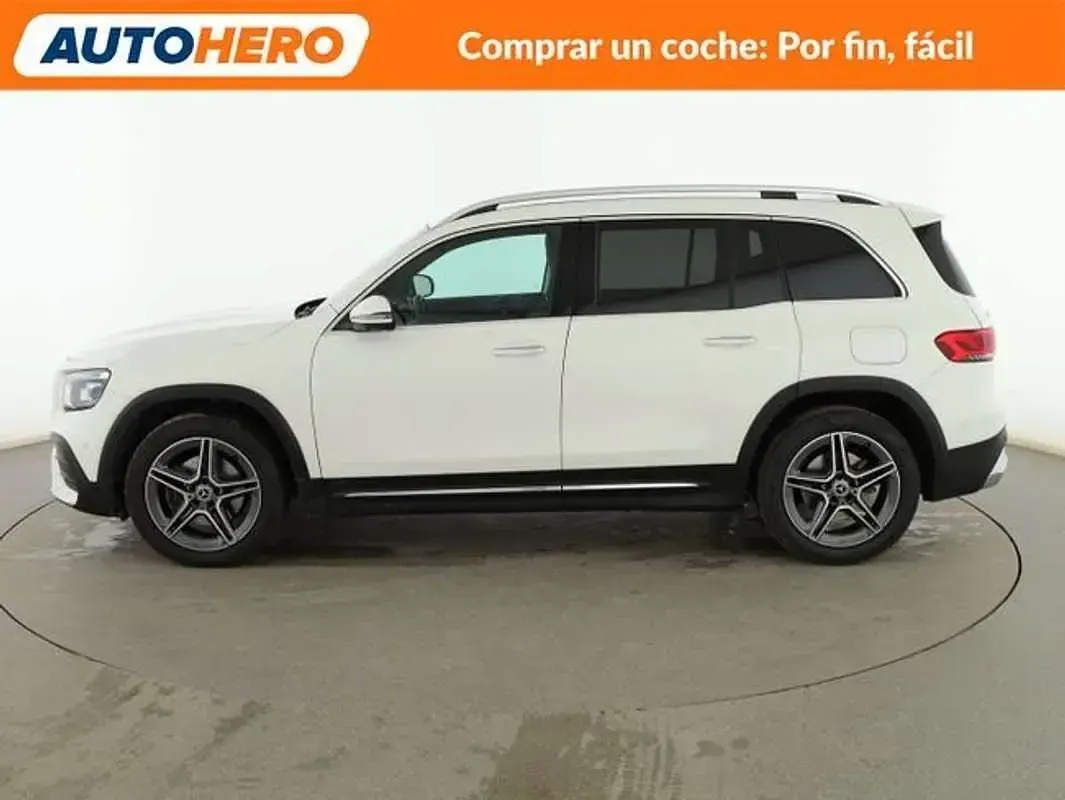 Usado Mercedes GLB200 AMG line 150 CV (110 kW) 2021 Blanco SUV