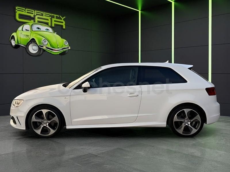 Usado Audi A3 S-Line 110 CV (80 kW) 2015 Blanco Berlina