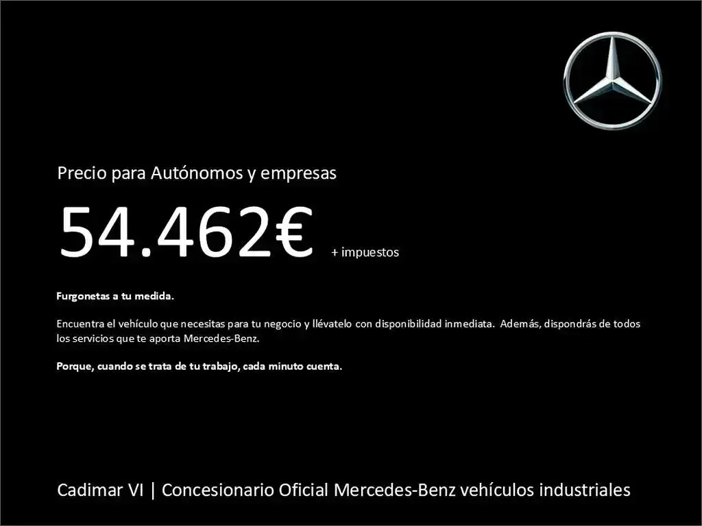 Nuevo Mercedes e-Vito 150 kW (204 CV) 2025 Gris Van