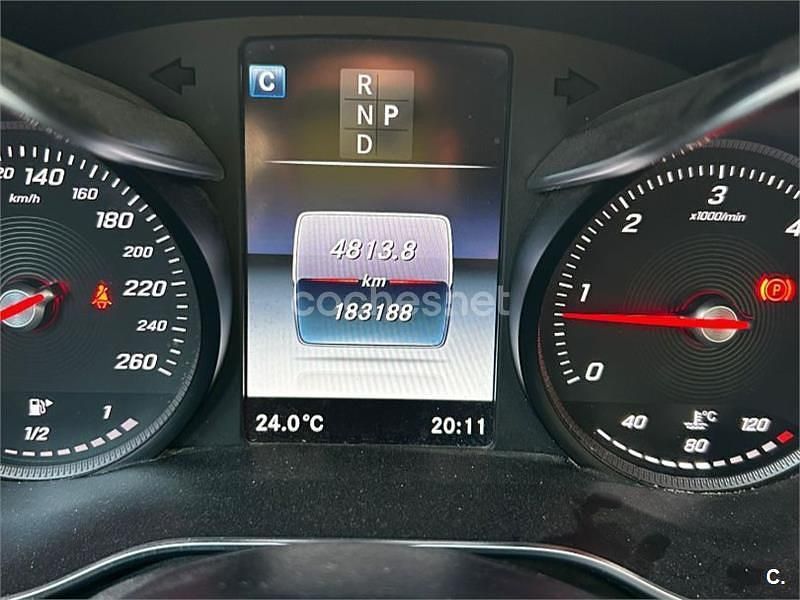 Occasion Mercedes C220 AMG line 170 PK (125 kW) 2017 Blauw Stationwagen
