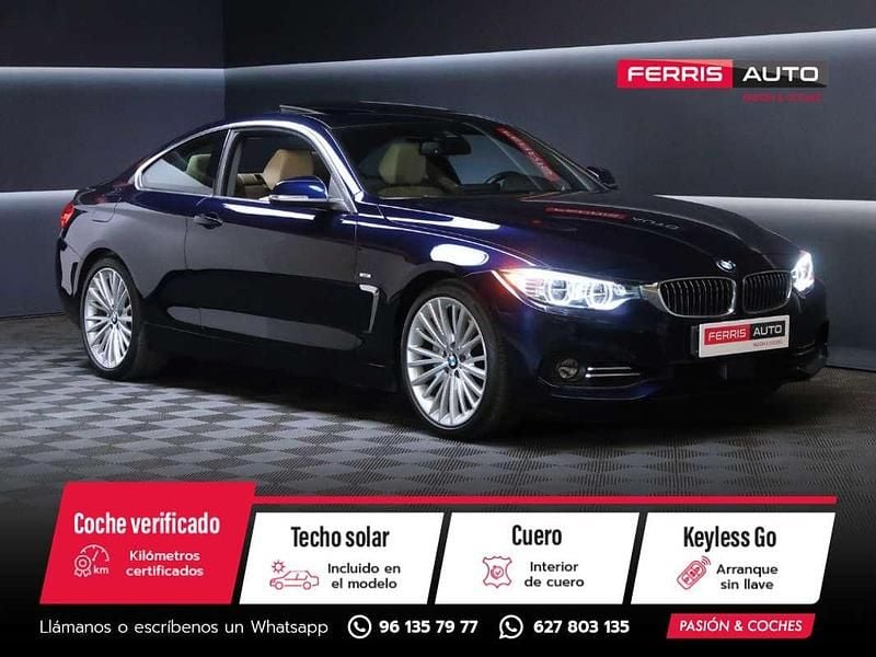Burdeos Usado 2014 BMW 435 Luxury Line Coupe | 29.890 € (Super precio) - Imagen 1/4