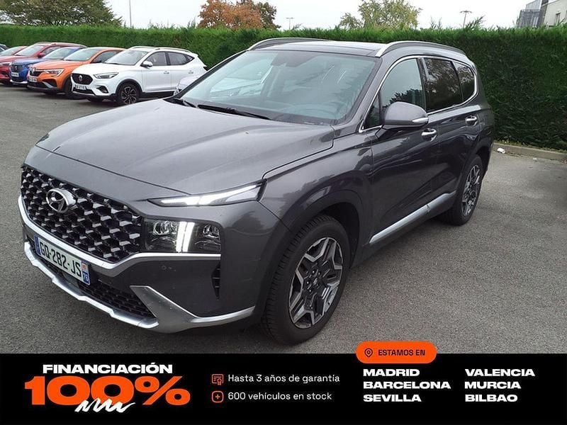 Gris Usado 2023 Hyundai Santa Fe Style SUV | 35.450 € (Precio justo) - Imagen 1/4