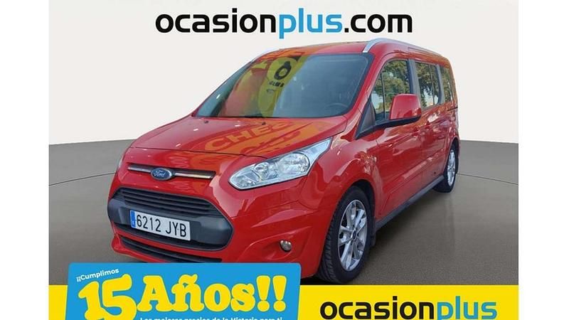 Rojo Usado 2017 Ford Transit Titanium Monovolumen | 18.490 € (Precio justo) - Imagen 1/4