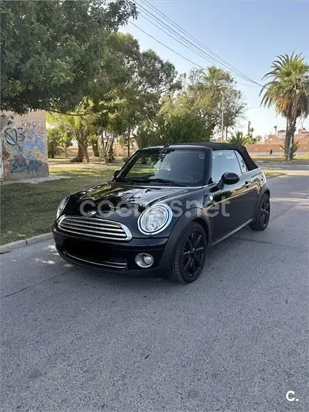 Usado Mini Cooper Cabriolet 116 CV (85 kW) 2010 Negro Descapotable