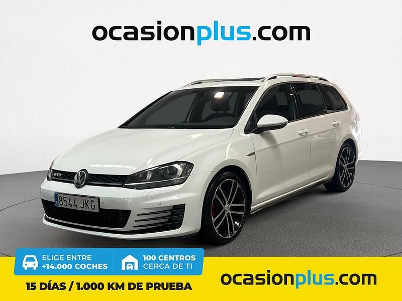 Blanco Usado 2015 VW Golf VII GTD Familiar | 18.990 € (Un poco caro) - Imagen 1/4
