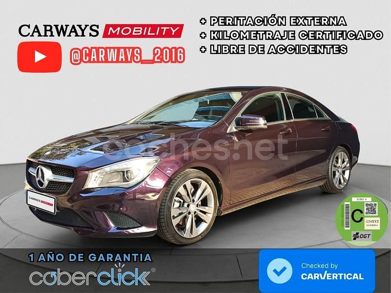 Usado Mercedes CLA250 211 CV (155 kW) 2014 Violeta / lila Berlina
