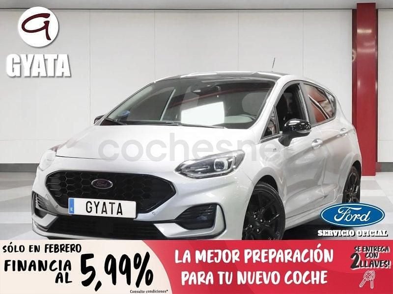 Usado Ford Fiesta ST-Line 125 CV (91 kW) 2022 Gris / plata Utilitario