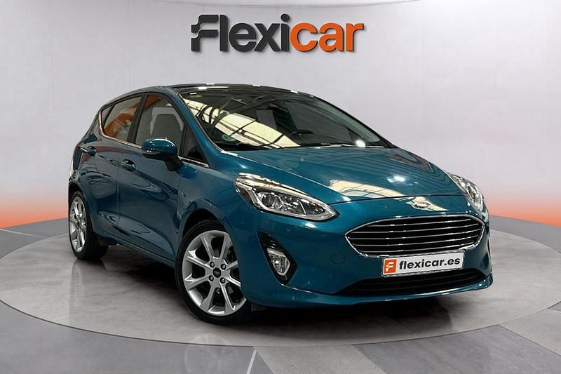Azul Usado 2018 Ford Fiesta Active Berlina | 9590 € (Precio justo) - Imagen 1/4
