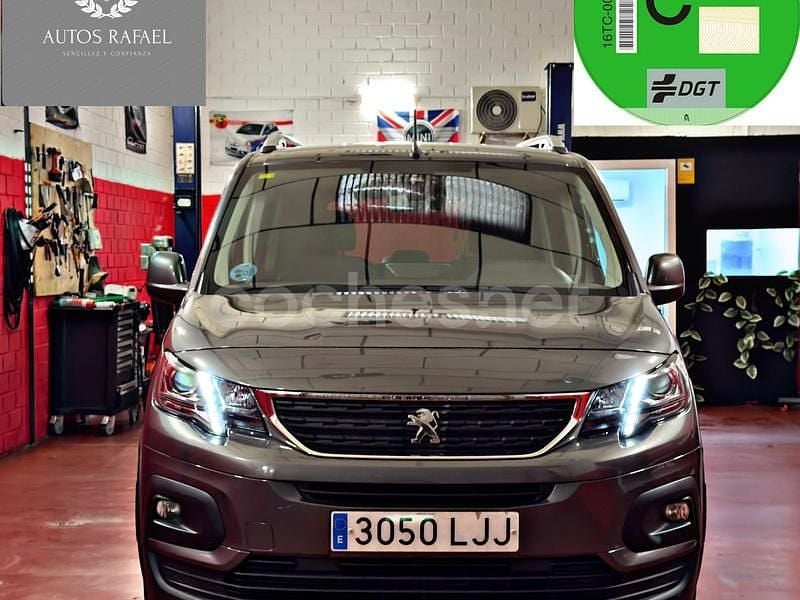 Gris / plata Usado 2020 Peugeot Rifter Allure Monovolumen | 14.990 € (Super precio) - Imagen 1/4