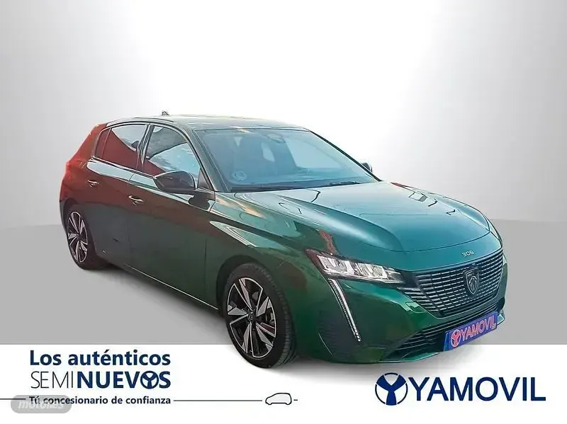 Usado Peugeot 308 Allure 130 CV (95 kW) 2022 Verde Berlina