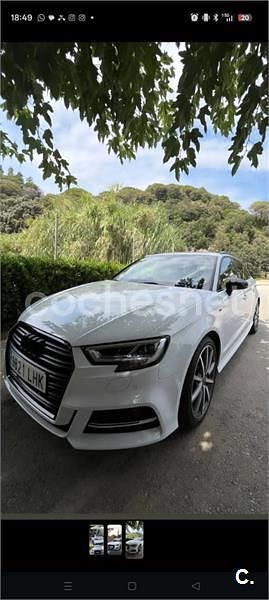 Usado Audi A3 S-Line 150 CV (110 kW) 2020 Blanco Berlina