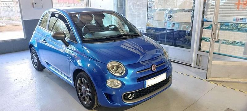 Azul Usado 2021 Fiat 500C Sport Descapotable | 9500 € (Super precio) - Imagen 1/4