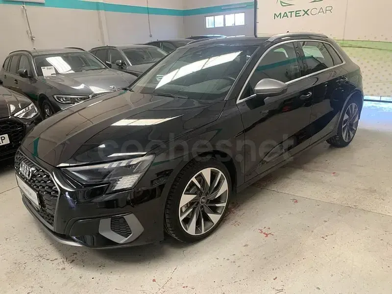 Usado Audi A3 S-Line 150 CV (110 kW) 2021 Negro Berlina