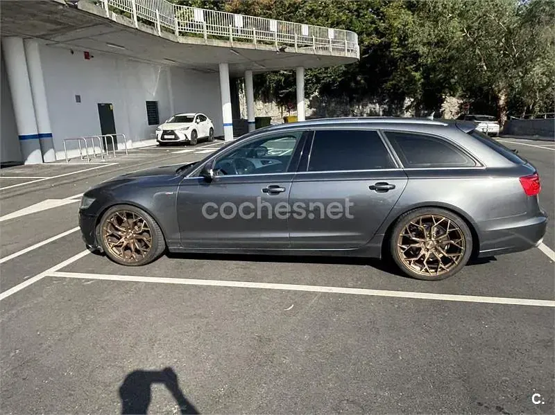 Usado Audi A6 204 CV (150 kW) 2014 Gris / plata Familiar