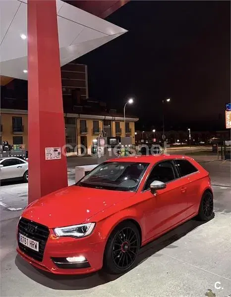 Usado Audi A3 Ambition 150 CV (110 kW) 2013 Rojo Berlina