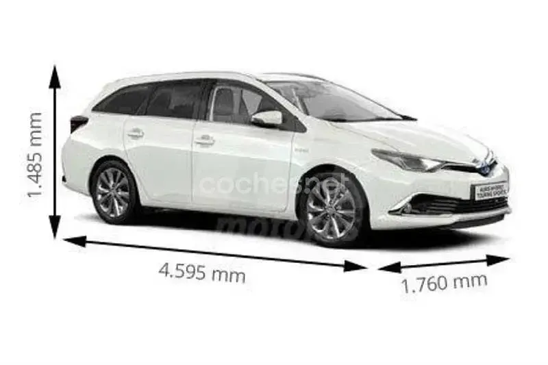 Usado Toyota Auris Active 116 CV (85 kW) 2017 Negro Familiar