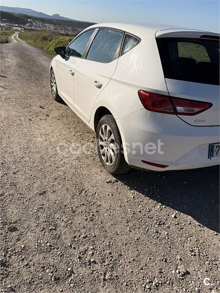 Usado Seat Leon CONNECT 110 CV (80 kW) 2016 Blanco Berlina