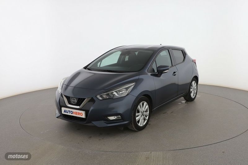 Gris Usado 2019 Nissan Micra Acenta Utilitario | 12.399 € (Precio justo) - Imagen 1/3