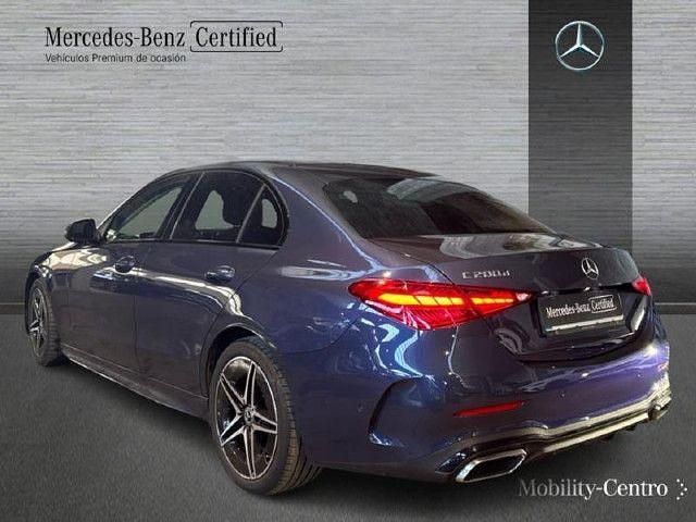 Usado Mercedes C200 AMG line 163 CV (119 kW) 2025 Azul sodalita Berlina