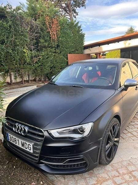 Usado Audi S3 300 CV (220 kW) 2014 Negro Berlina