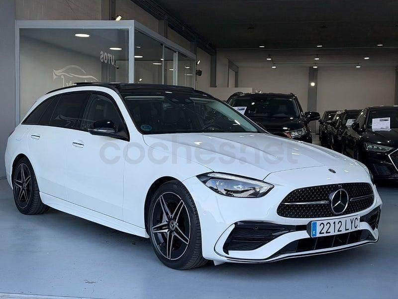 Usado Mercedes C200 163 CV (119 kW) 2022 Blanco Familiar