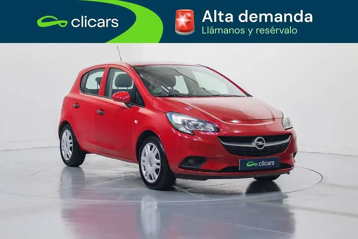 Usado Opel Corsa Expression 75 CV (55 kW) 2015 Rojo Utilitario
