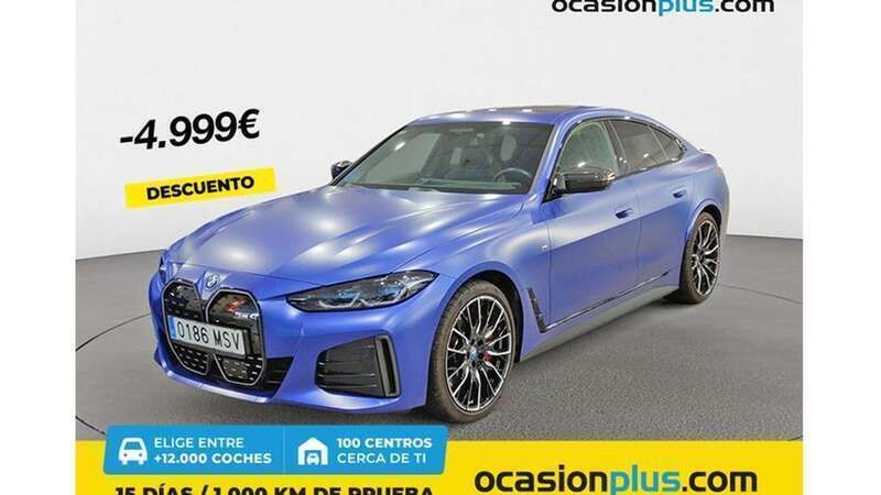 Azul Usado 2022 BMW i4 Berlina | 49.991 € (Buen precio) - Imagen 1/4