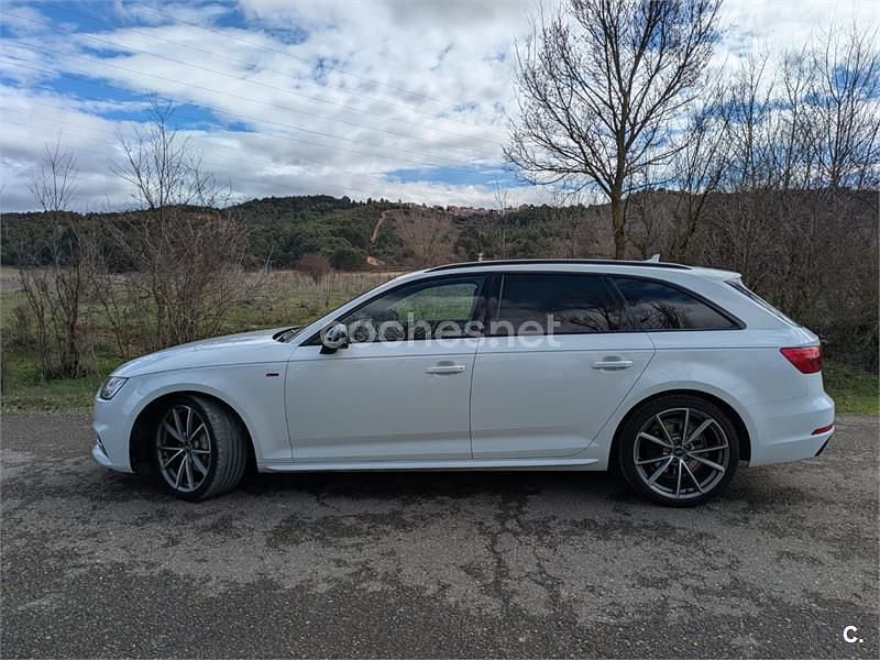 Usado Audi A4 S-Line 190 CV (139 kW) 2017 Blanco Familiar