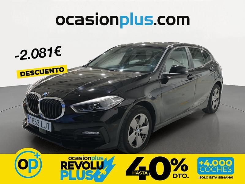 Usado BMW 118 140 CV (102 kW) 2020 Negro Utilitario