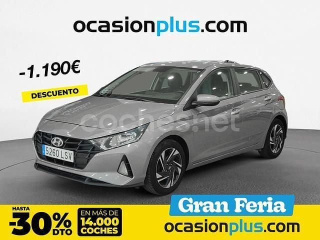 Gris / plata Usado 2021 Hyundai i20 Berlina | 13.100 € (Precio justo) - Imagen 1/4