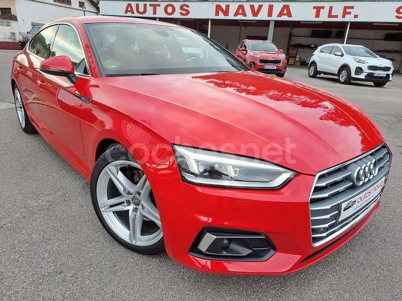 Usado Audi A5 Sportback Sport 150 CV (110 kW) 2019 Rojo Utilitario