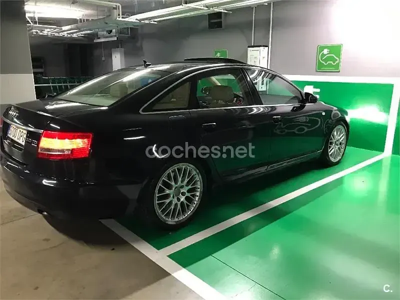 Usado Audi A6 S-Line 225 CV (165 kW) 2006 Azul Berlina