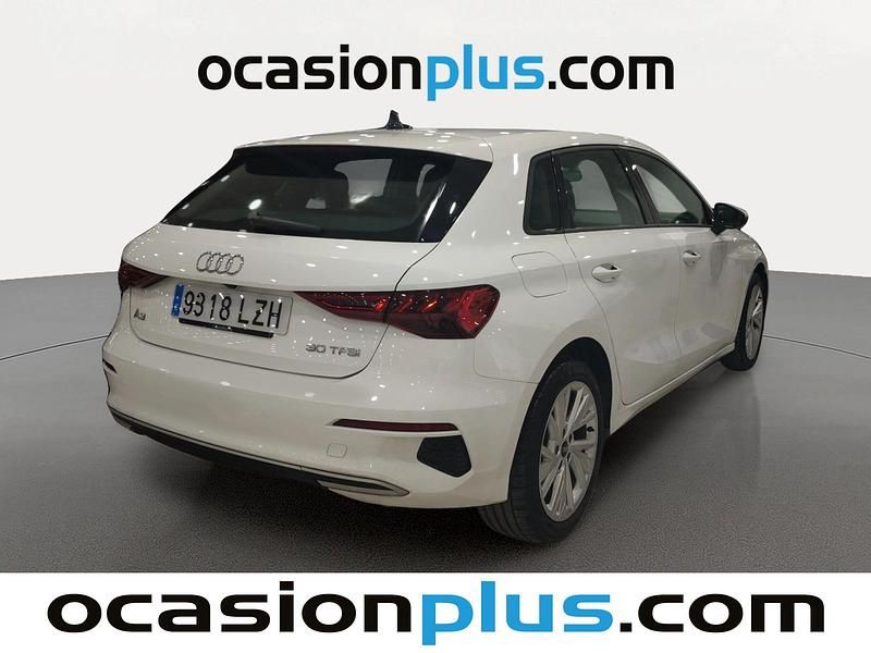 Usado Audi A3 Sportback Advanced Plus 110 CV (80 kW) 2022 Blanco Utilitario