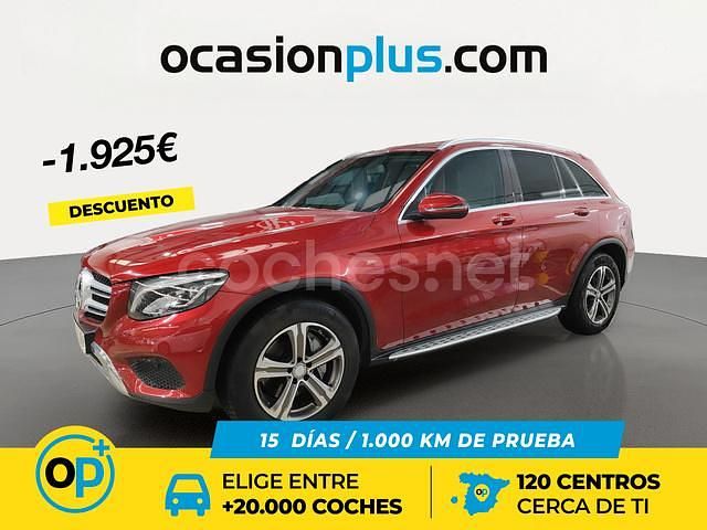 Rojo Usado 2016 Mercedes GLC250 Edition 1 SUV | 25.990 € (Buen precio) - Imagen 1/4