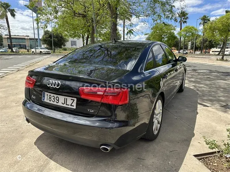 Usado Audi A6 204 CV (150 kW) 2011 Negro Berlina