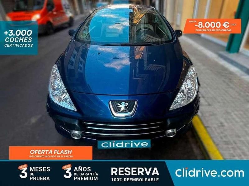 Azul Usado 2005 Peugeot 307 CC Sport Descapotable | 4190 € (Precio justo) - Imagen 1/3