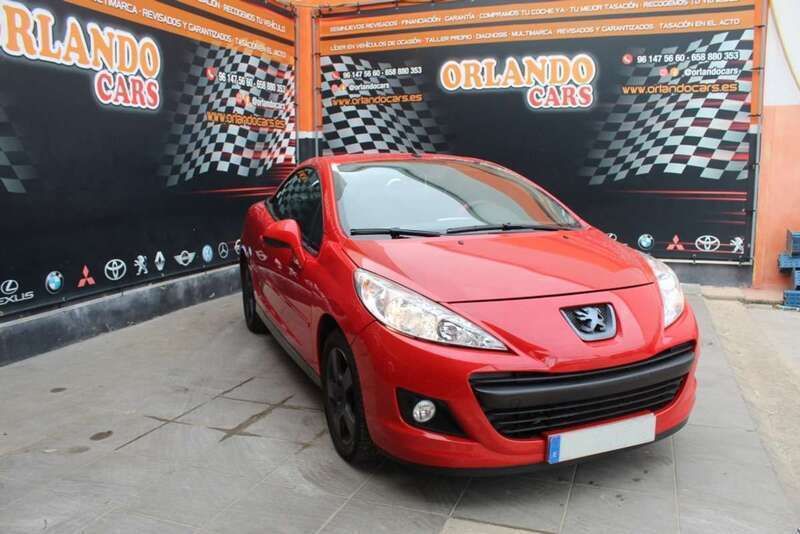 Rojo Usado 2010 Peugeot 207 CC Descapotable | 6600 € (Precio justo) - Imagen 1/4