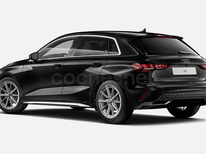 Usado Audi A3 S-Line 150 CV (110 kW) 2025 Negro Berlina