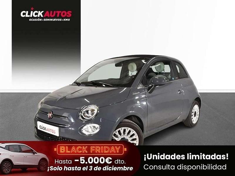 Gris Usado 2022 Fiat 500 Dolcevita Descapotable | 10.150 € (Buen precio) - Imagen 1/4