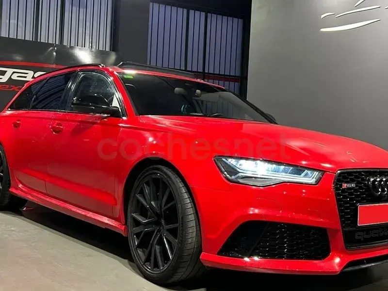 Usado Audi RS6 Exclusive 605 CV (444 kW) 2016 Rojo Familiar