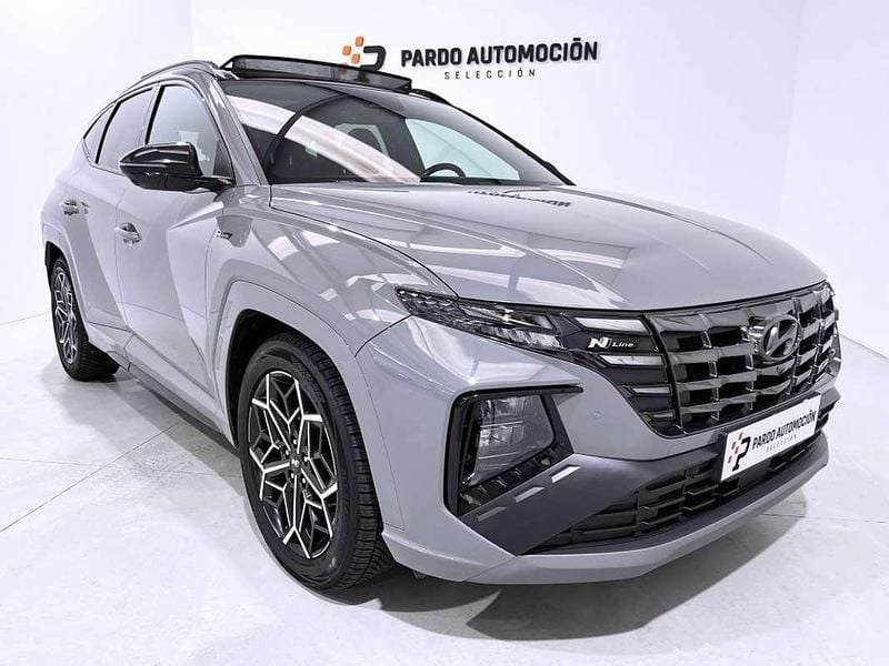 Usado Hyundai Tucson N Line 136 CV (100 kW) 2022 Gris SUV