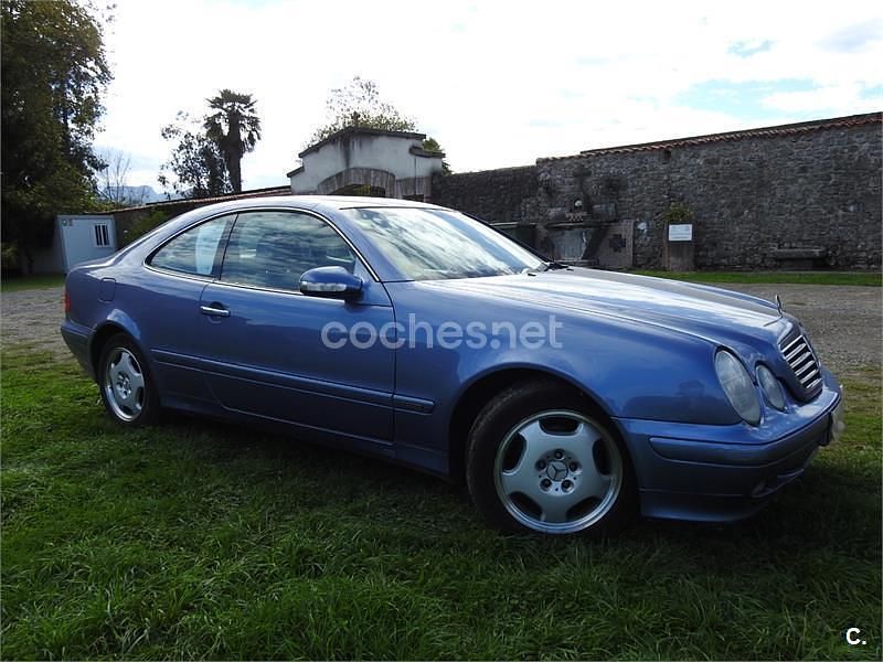 Usado Mercedes CLK200 Elegance 163 CV (119 kW) 2001 Azul Coupe